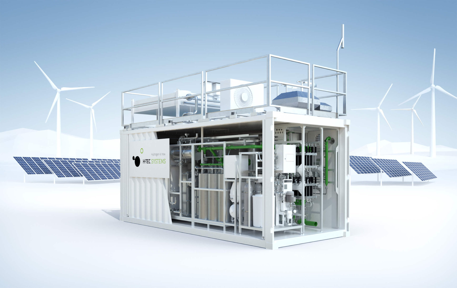 Hydrogen is now: Wasserstofftechnologie by H-TEC SYSTEMS